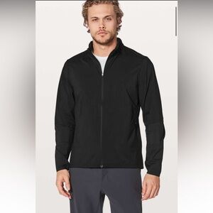 Lululemon Active Jacket XL Black (2nd Release) Lightweight Hidden Hood M4686S